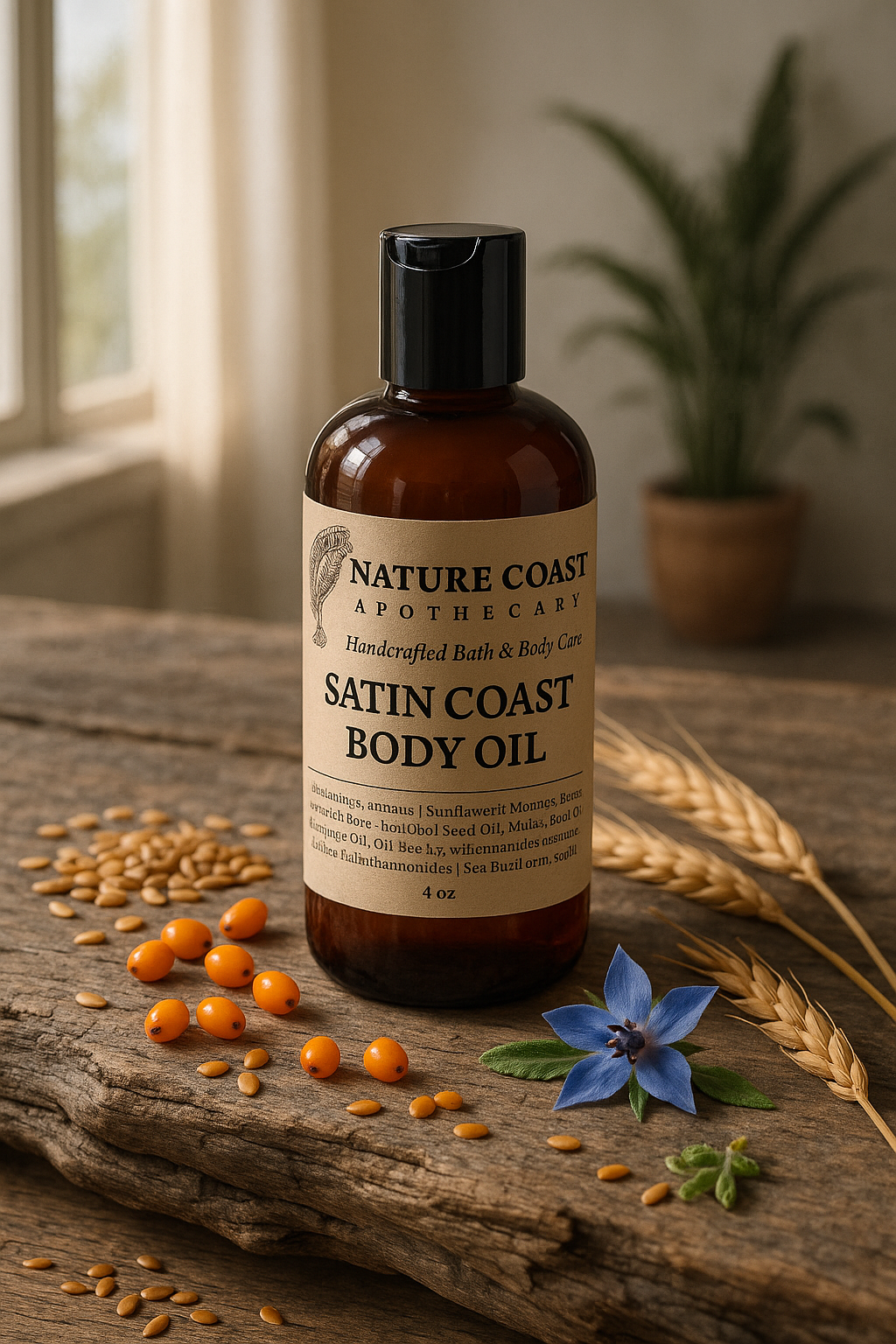 Satin Coast Artisan Body Oil