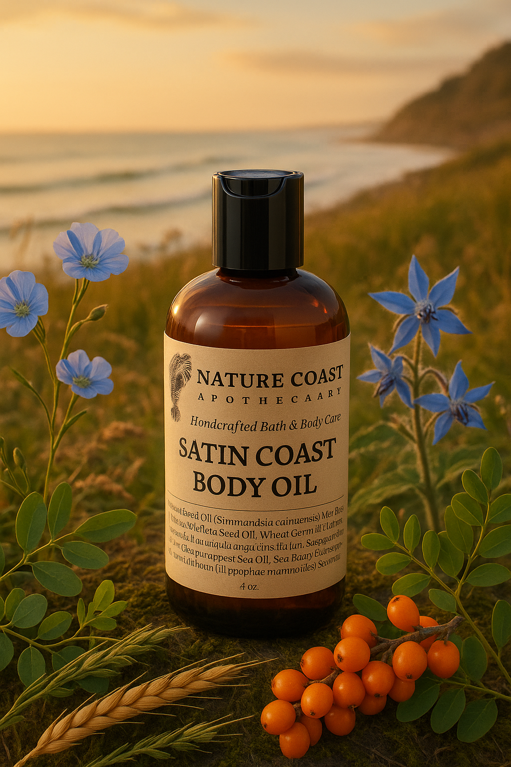 Satin Coast Artisan Body Oil